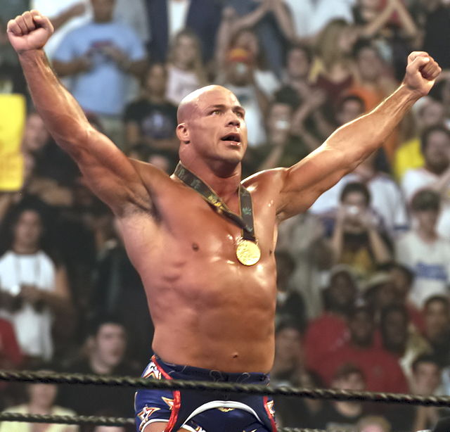 Kurt Angle, the WWE Champion heading into SummerSlam