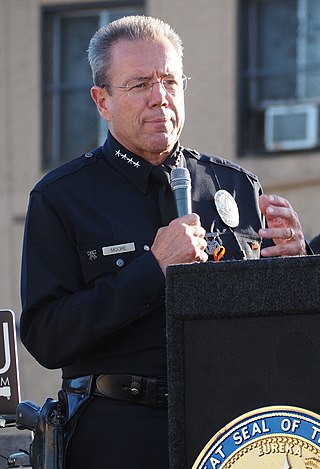 <span class="mw-page-title-main">Michel Moore</span> American police chief in Los Angeles