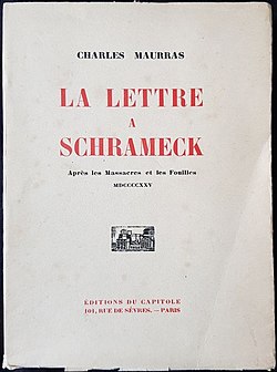 Image illustrative de l’article La Lettre à Schrameck