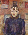 Henri de Toulouse-Lautrec: Dívka s pramínkem vlasů, 1889