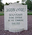 Entrée du jardin d'Ypres.