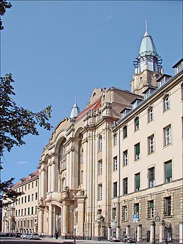 Gebouw voor de afdelingen civiel van het Landesgericht en Amtsgericht Berlin I