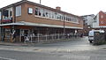 Stand A of Lewes bus station, Lewes, East Sussex in September 2013, seen from Eastgate Street.