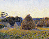 Lila Perry, Haystacks, Giverny, 1896