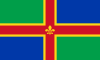 Törensel Lincolnshire Kontluğu bayrağı