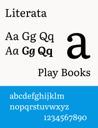 Literata fontface sample.svg