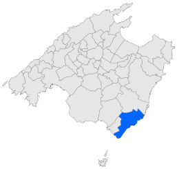 Santanyí – Mappa