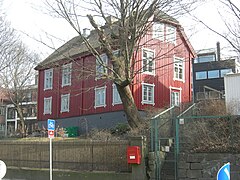 Løkkeberg, Geitmyrsveien 67, bygget 1756, den eldste gjenværende løkkebygningen i byen. Foto: Helge Høifødt