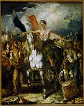 Η Ελευθερία, αλληγορία των ημερών του 1830, περ. 1830, μουσείο Καρναβαλέ