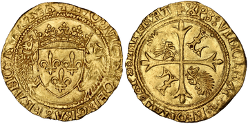 Écu d'or aux porcs-épics, frappé sous Louis XII.