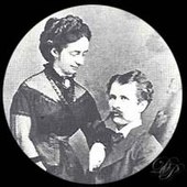 Louis von Hoven in America with his wife, Marie (Source: Wikimedia)