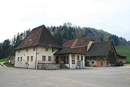 Ein Bauernhaus in der Nähe von Lucelle Dorf