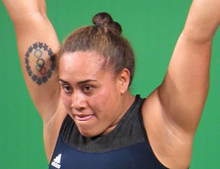 Luisa Peters Cook Islands weightlifter