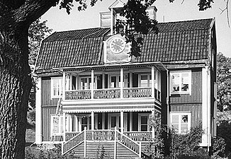 Huvudbyggnad på 1950-talet.