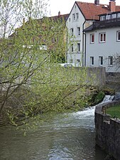 Bayreuth: Mühlkanal an der Telemannstraße