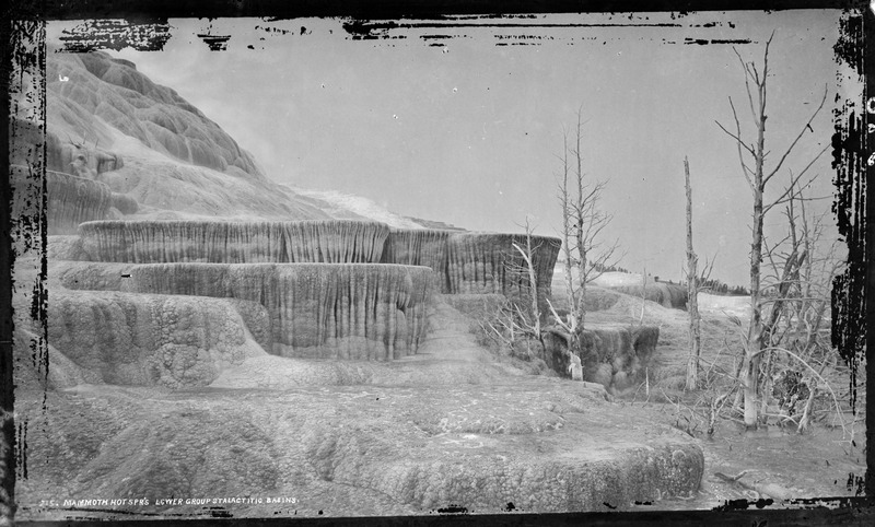 File:Mammoth Hot Springs, lower group of stalactitic basins. Yellowstone National Park. - NARA - 517182.tif