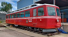 Manitou and Pike's Peak Railway, No. 16 railcar 2022-07-05.jpg