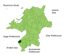 Localização de Ōkawa