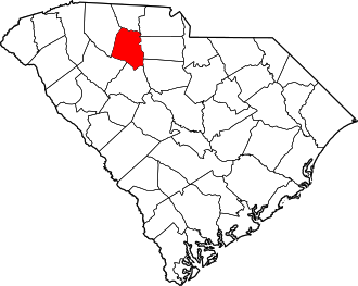 Location of Union County in South Carolina Map of South Carolina highlighting Union County.svg