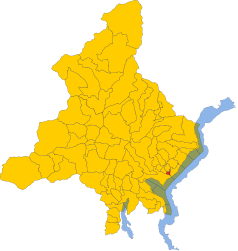 Arizzano – Mappa