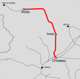 Chemin de fer Chivasso-Ivrée-Aoste map.png
