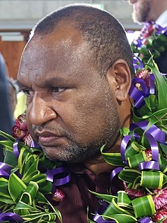 James Marape Prime Minister of Papua New Guinea