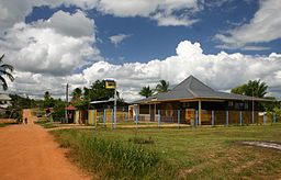 Postkontoret i Maripasoula.