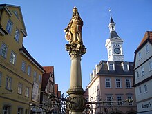 Statue von Joseph I. am Marktbrunnen