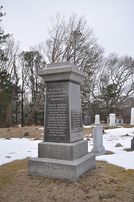 MarshfieldMA WinslowCemetery SettlersMemorial