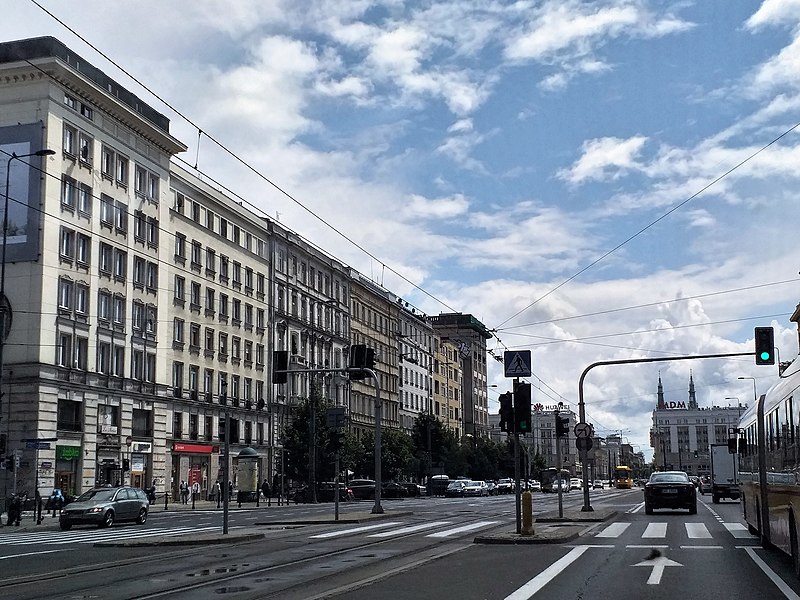 File:Marszałkowska Street in Warsaw, 2019 (3).jpg