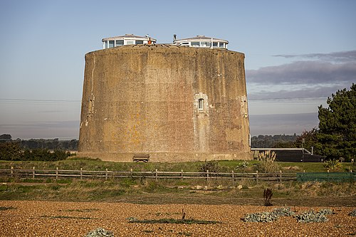 Martello tower at Shingle Street on the Suffolk coast.jpg