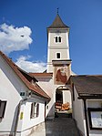 Catholic parish church hl.  Martin and cemetery with walling and portal