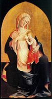 1425-1430 English: Masolino, Madonna dell'Umiltà. Uffizzi
