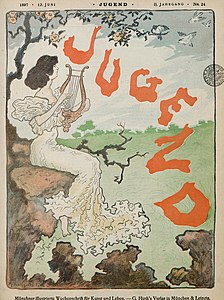 Couverture pour Jugend, no 24 (1897).