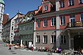 Der Memminger Marktplatz im Frühling