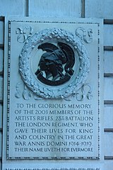 Memorial to the Artists Rifles, Royal Academy, London.jpg