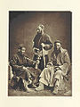 Men in Kashmiri phiran and poots, 1875