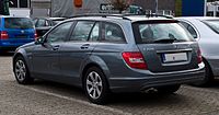 Mercedes-Benz C 220 CDI BlueEFFICIENCY T-Modell Serienausstattung (S 204, Facelift) – Heckansicht, 31. März 2012, Ratingen.jpg