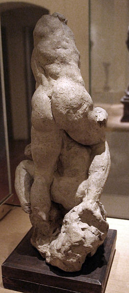 File:Michelangelo, due lottatori in terracotta chiara, 1530 ca. 04.JPG