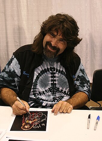 Foley at a signing in 2008