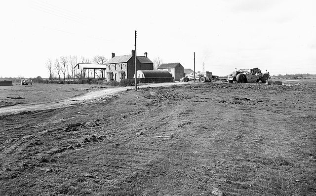 The commencement of works at Mickleholme Farm in April 1964