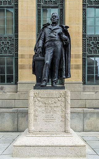 <span class="mw-page-title-main">Statue of Millard Fillmore</span> Statue in Buffalo, New York