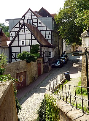 Weingarten (vineyard location) from lower to upper town centre