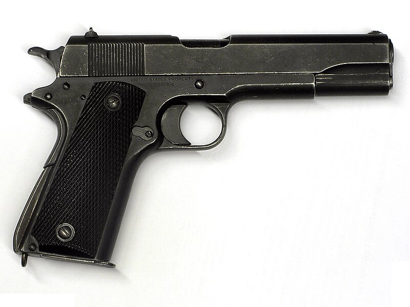 File:Mitch Barrie - flickr - WWII USGI M1911 pistol - right.jpg