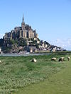 Mont St Michel and its sheep