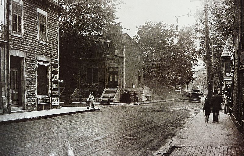 File:Montréal vers 1910 La rue Prince-Arthur Est, depuis rue de Bullion.jpg