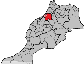 Localisation de Province de Khémisset