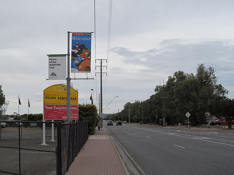 File:Morphett Road S from racecourse.jpg