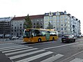 Movia bus line 3A on Enghavevej at Sønder Boulevard in Vesterbro in Copenhagen.