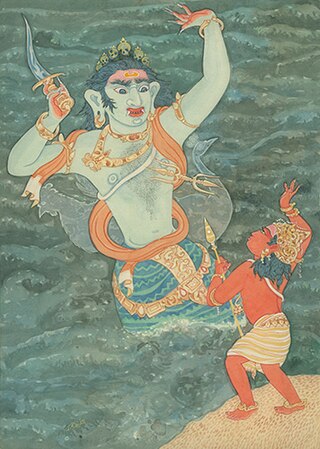 <span class="mw-page-title-main">Śūrapadmā</span> Asura in Hinduism